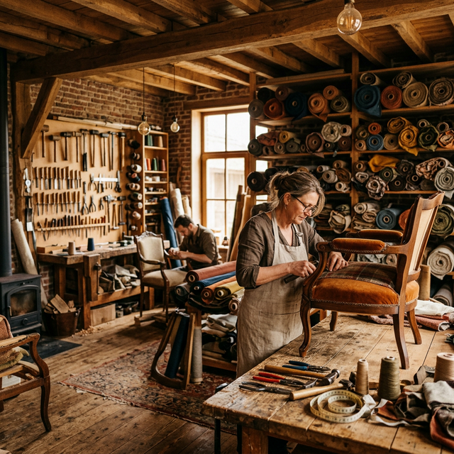 Taller artesanal de tapicería